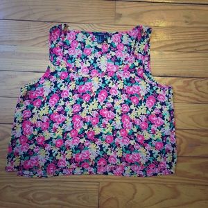 Floral crop top